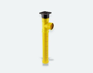 MW 110 mm overstort- en ontluchtingsput, harde buis