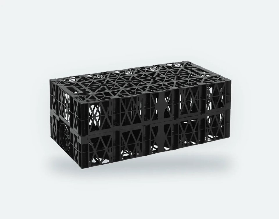 Infiltratiesysteem zelfbouw 60.000 liter