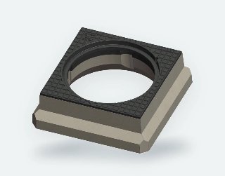 Putafdekking compleet, gat Ø64 cm, voor Ontluchting