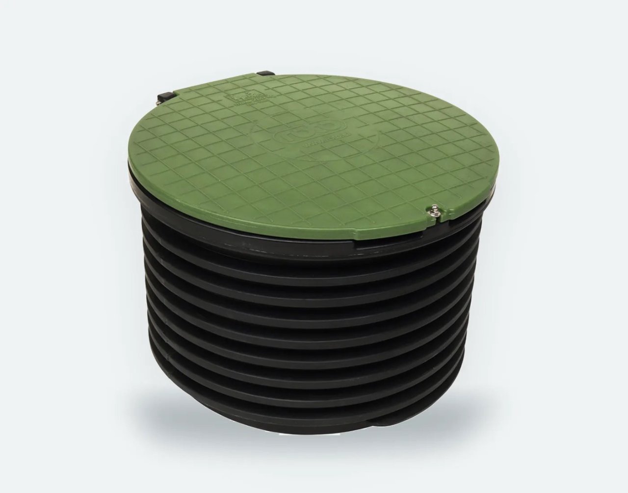 MW Schacht + groene deksel voor opslagtank