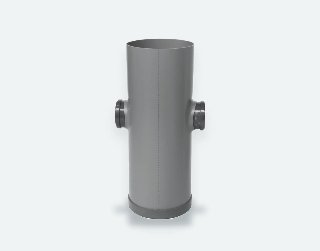 PVC zandvangput, 400 mm, met filter, 2 × 160 mm, hoogte 100 cm