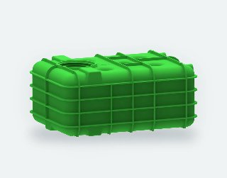 MW Vlakke opslagtank 5.000 liter voor regenwaterrecycle