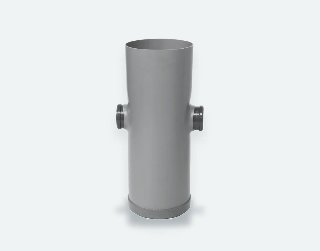 PVC zandvangput, 250 mm, met filter, 2 × 110 mm, hoogte 85 cm
