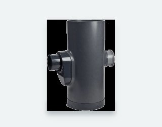 Pluvia Ontlastput 315 mm, hoogte 700 mm, 12 l/s, 1 × 125 mm en 1 × 160 mm