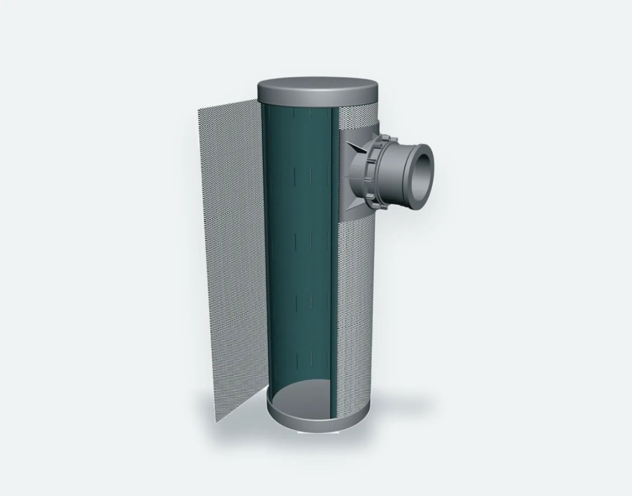 Infiltratiekolk omwikkeld met geotextiel, PVC, 315 mm