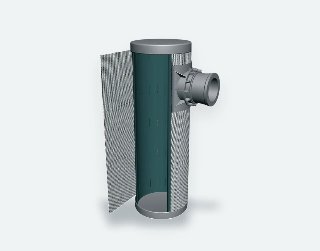 Infiltratiekolk omwikkeld met geotextiel, PVC, 315 mm
